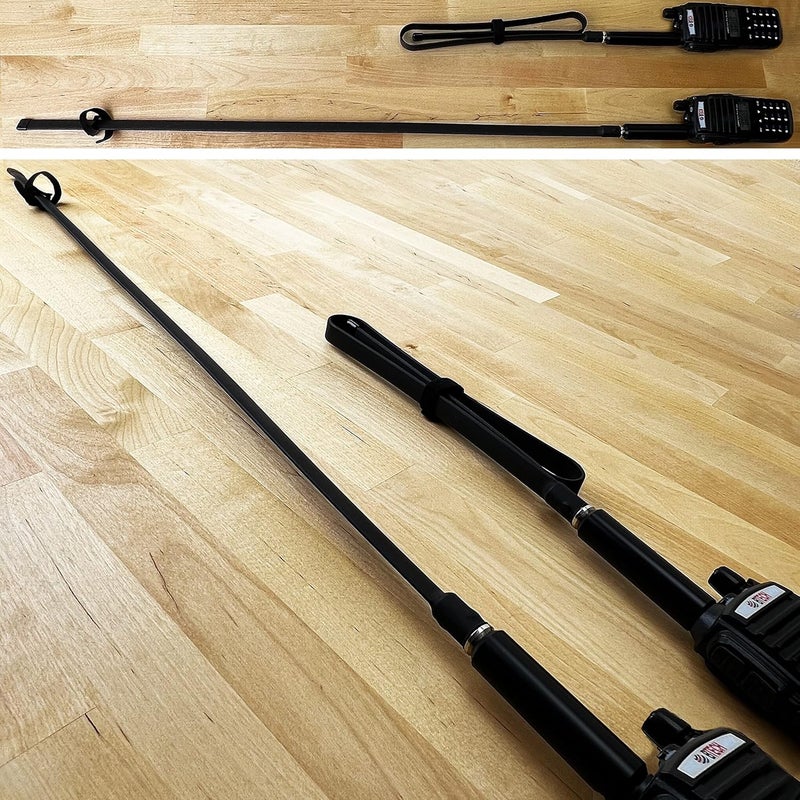 BTECH هوائي ناغويا NA-F30G القابل للطي بطول 30 بوصة GMRS/MURS (155/465MHz) SMA-أنثوي للإذاعات BaoFeng - Image 2